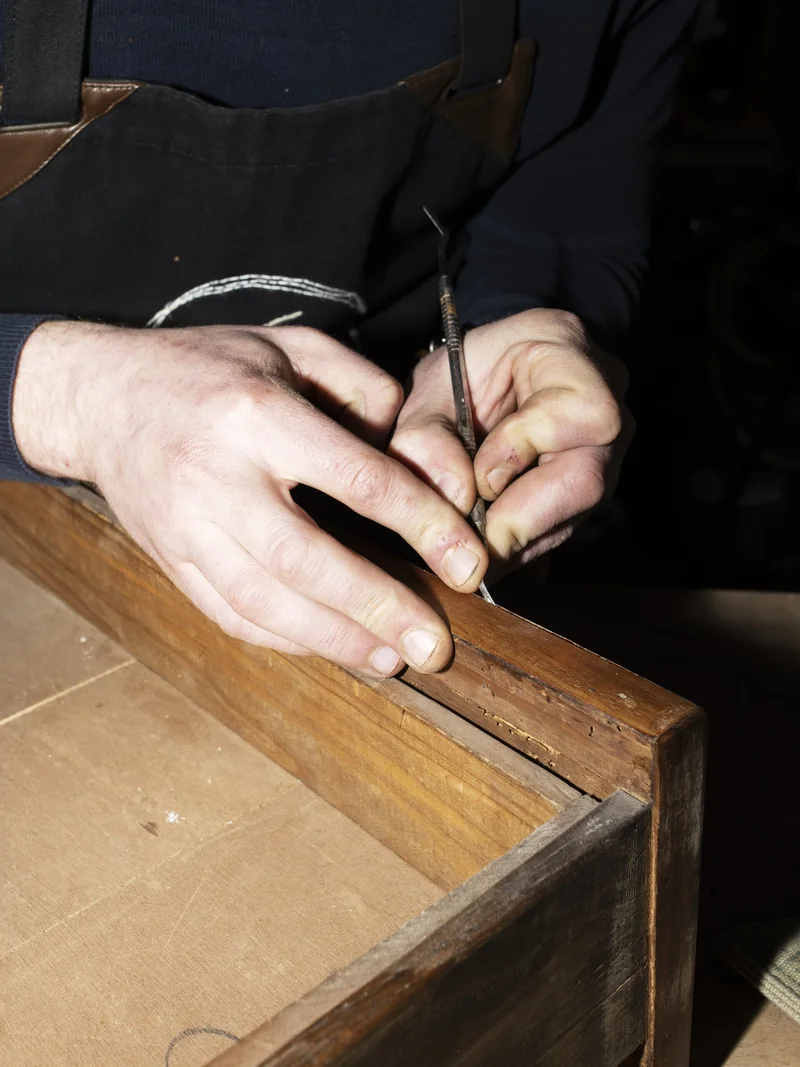 Restauration de mobilier · Fabrication
